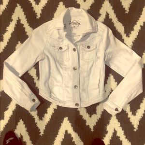 White Vanity Jean Jacket